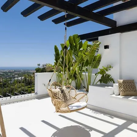 Duplex Penthouse Rooftop Terrace Sea Views Wifi Apartment Benahavis